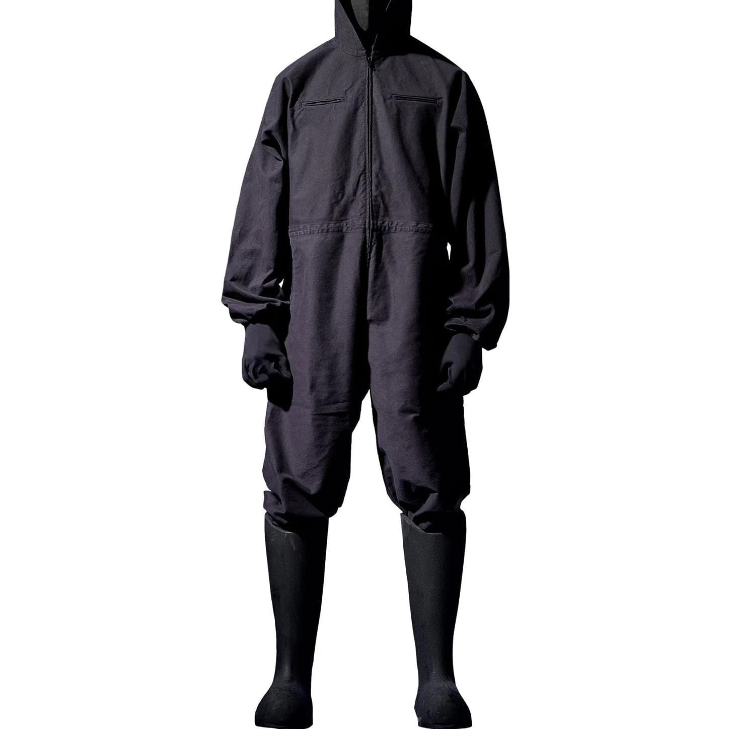 Комбинезон YEEZY x Gap x Balenciaga Hoodie Jumpsuit Black - изображение 4