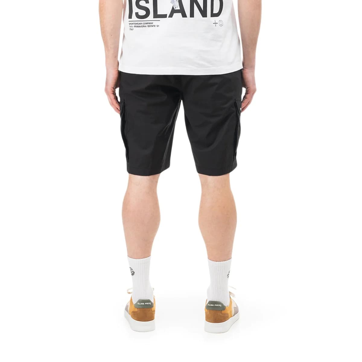 Шорты Stone Island SS21 Bermuda Shorts Black - изображение 4