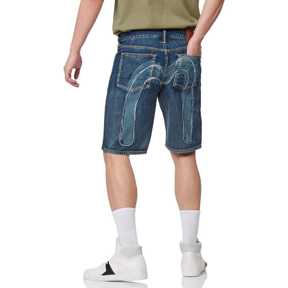 Джинсовые шорты EVISU SS22 m - изображение 4