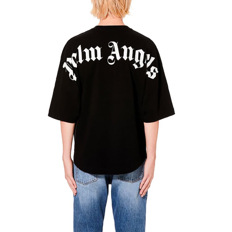 Футболка PALM ANGELS Logo Mock Neck Tee LogoT - изображение 4