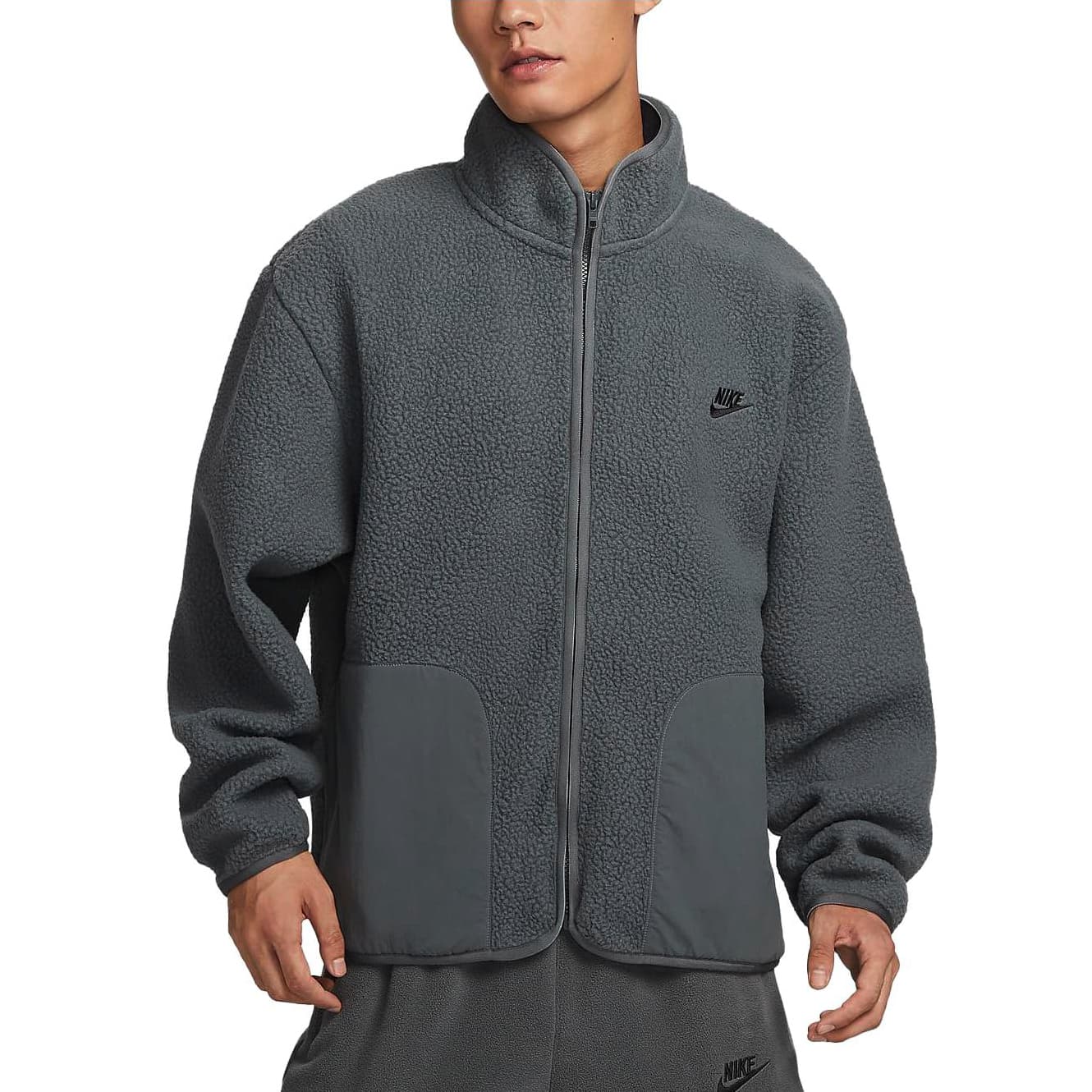 Куртка Nike Club Fleece Iron Grey - изображение 3
