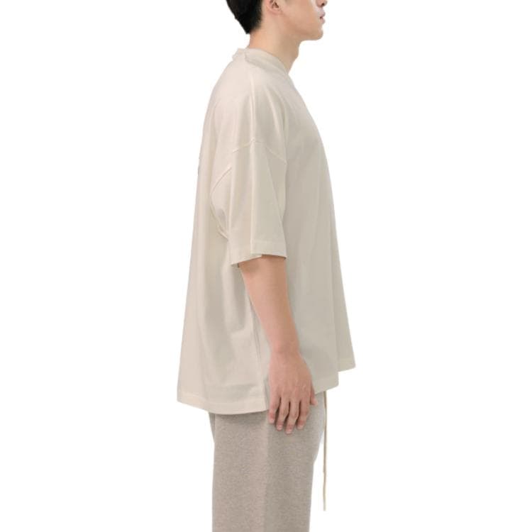 Футболка Fear of God Essentials FW23 V-Neck VT Silver Cloud - изображение 4