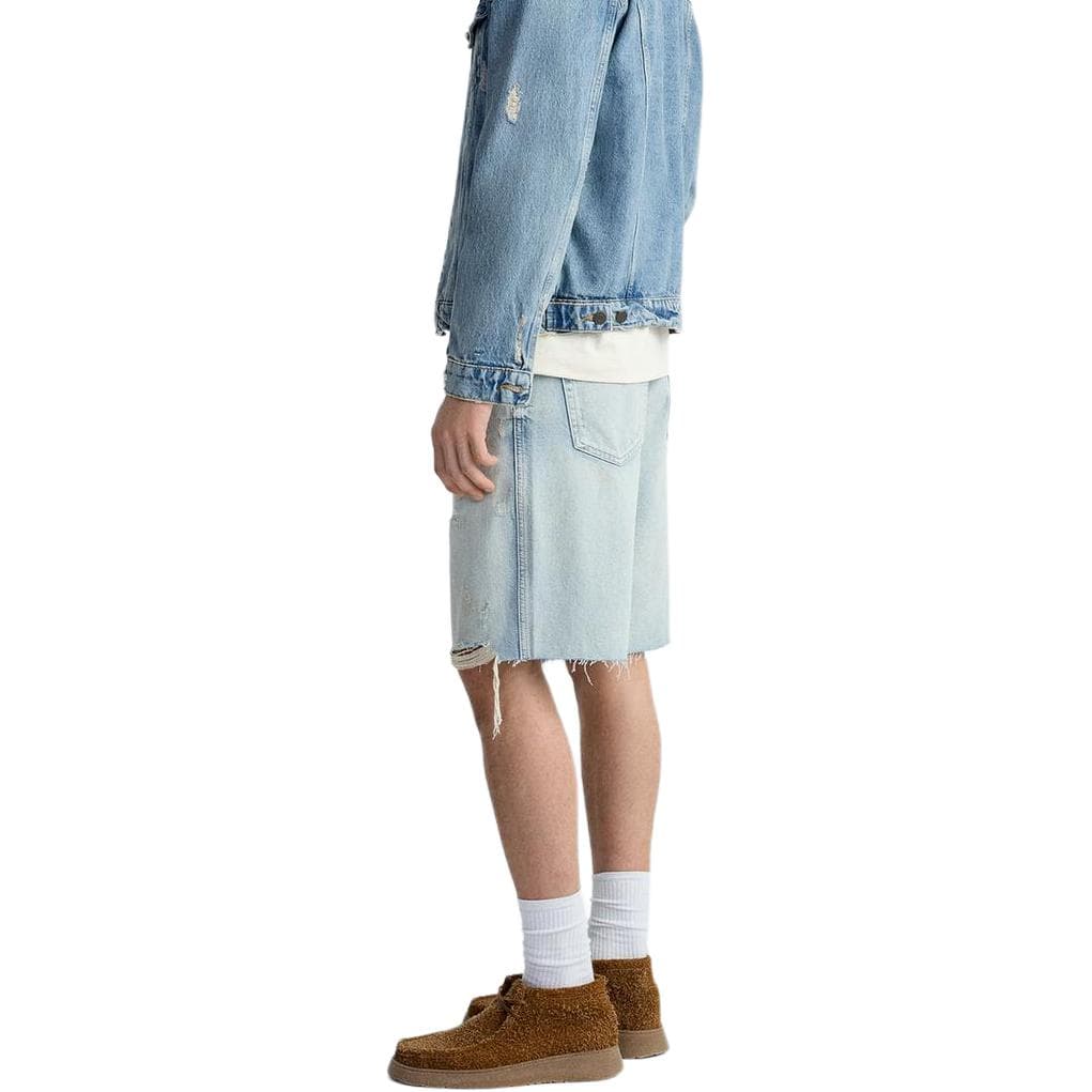 Джинсовые шорты ZARA Denim Shorts Light Blue - изображение 4
