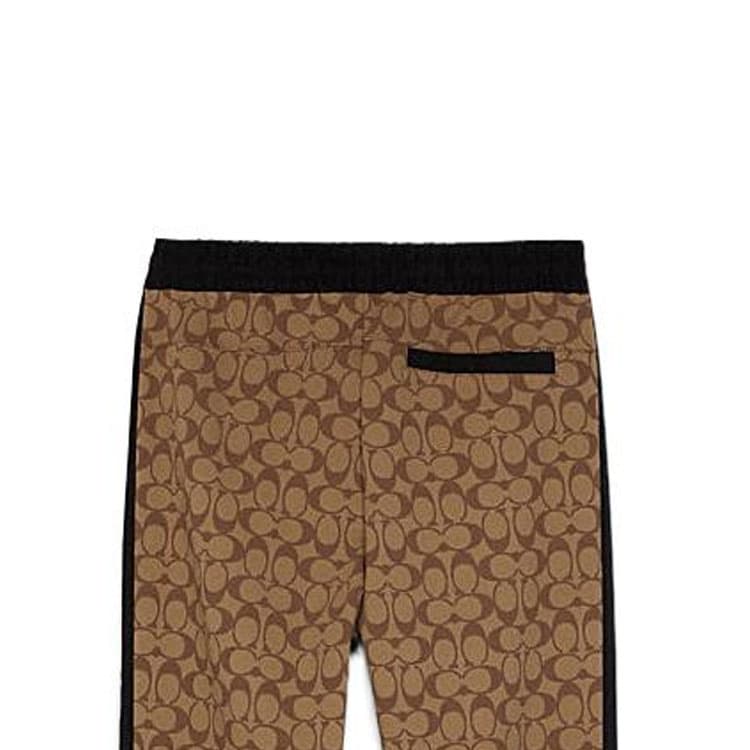 Спортивная одежда COACH FW22 Logo Print Track Pants Khaki - изображение 6