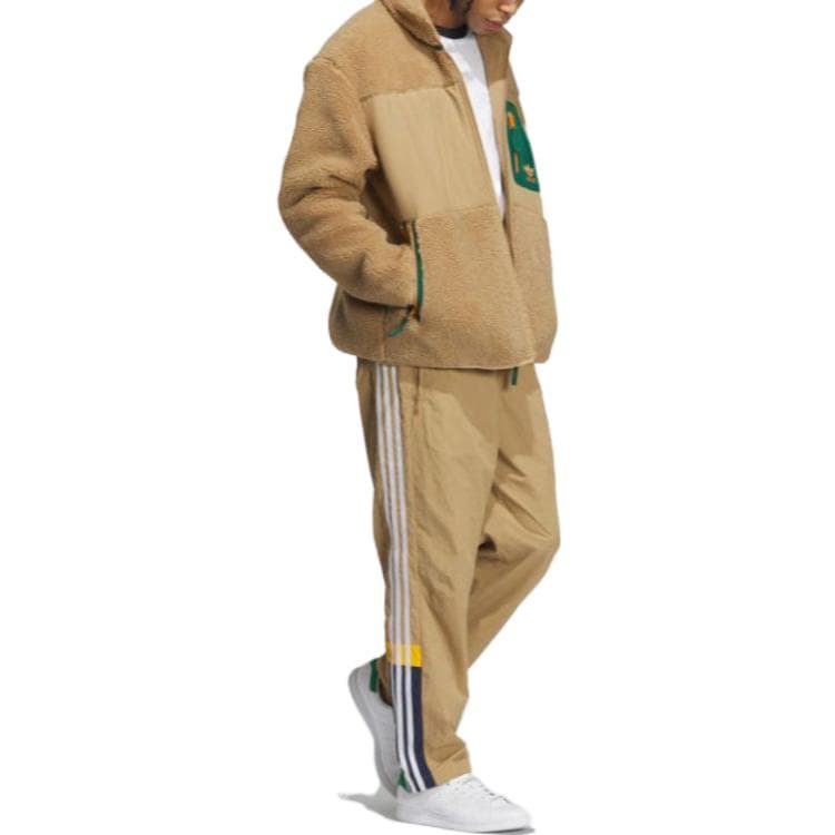 Куртка Adidas Originals Спортивная одежда Куртка Мужская Желтая Картон - изображение 4
