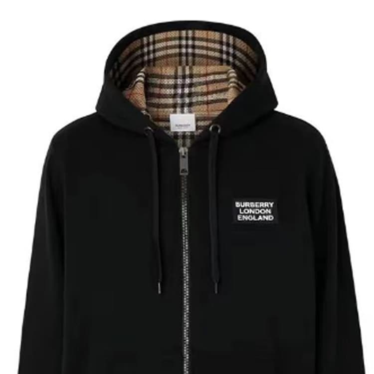 Худи Burberry Hoodie Black - изображение 5