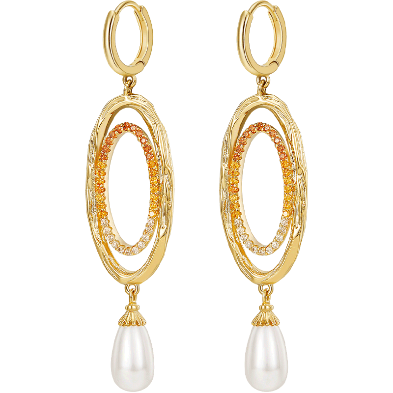 Серьги HMZ Серьги из меди и сплава женские - изображение 1