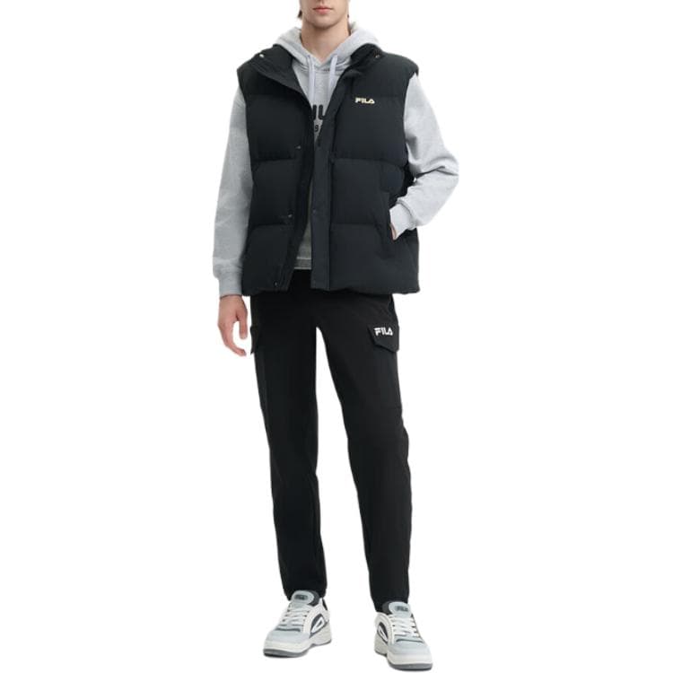 Куртка FILA ORIGINALE Мужской жилет глубокий черный - изображение 4