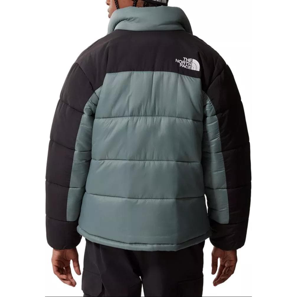 Зимняя куртка пуховик The North Face Printed Logo Zip-Up Down Jacket Light Blue - изображение 5