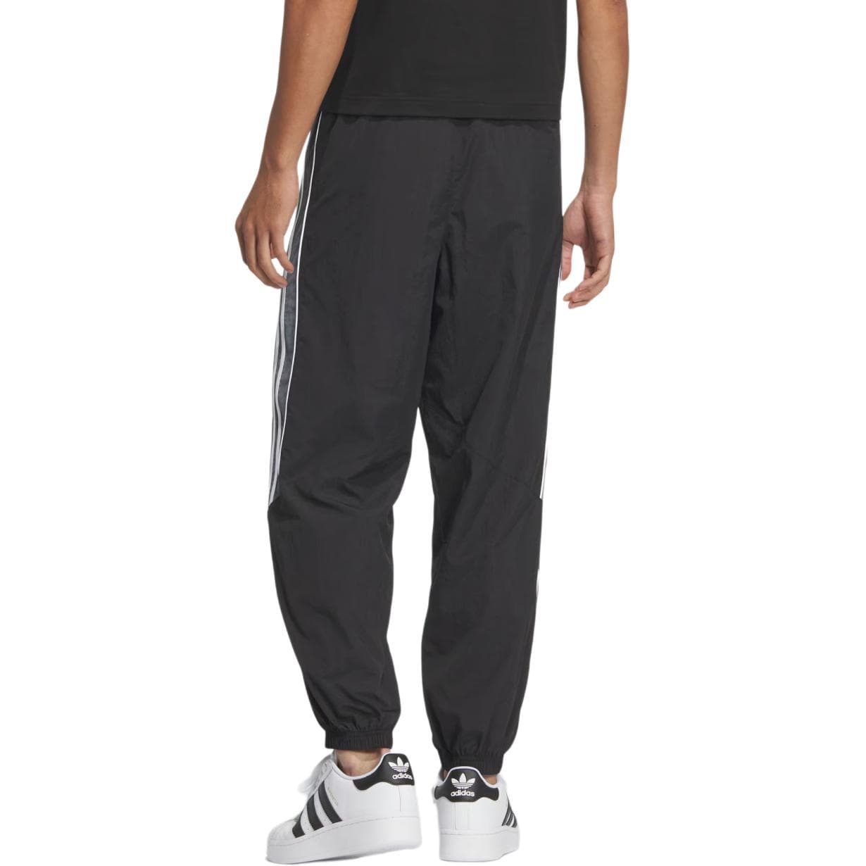 Штаны Adidas Originals Adidas Originals Спортивный костюм Вязаные тренировочные штаны Мужские Черный Белый - изображение 3