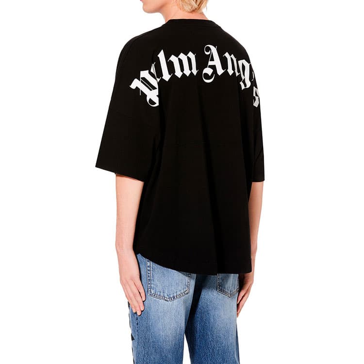 Футболка PALM ANGELS Logo Mock Neck Tee LogoT - изображение 6