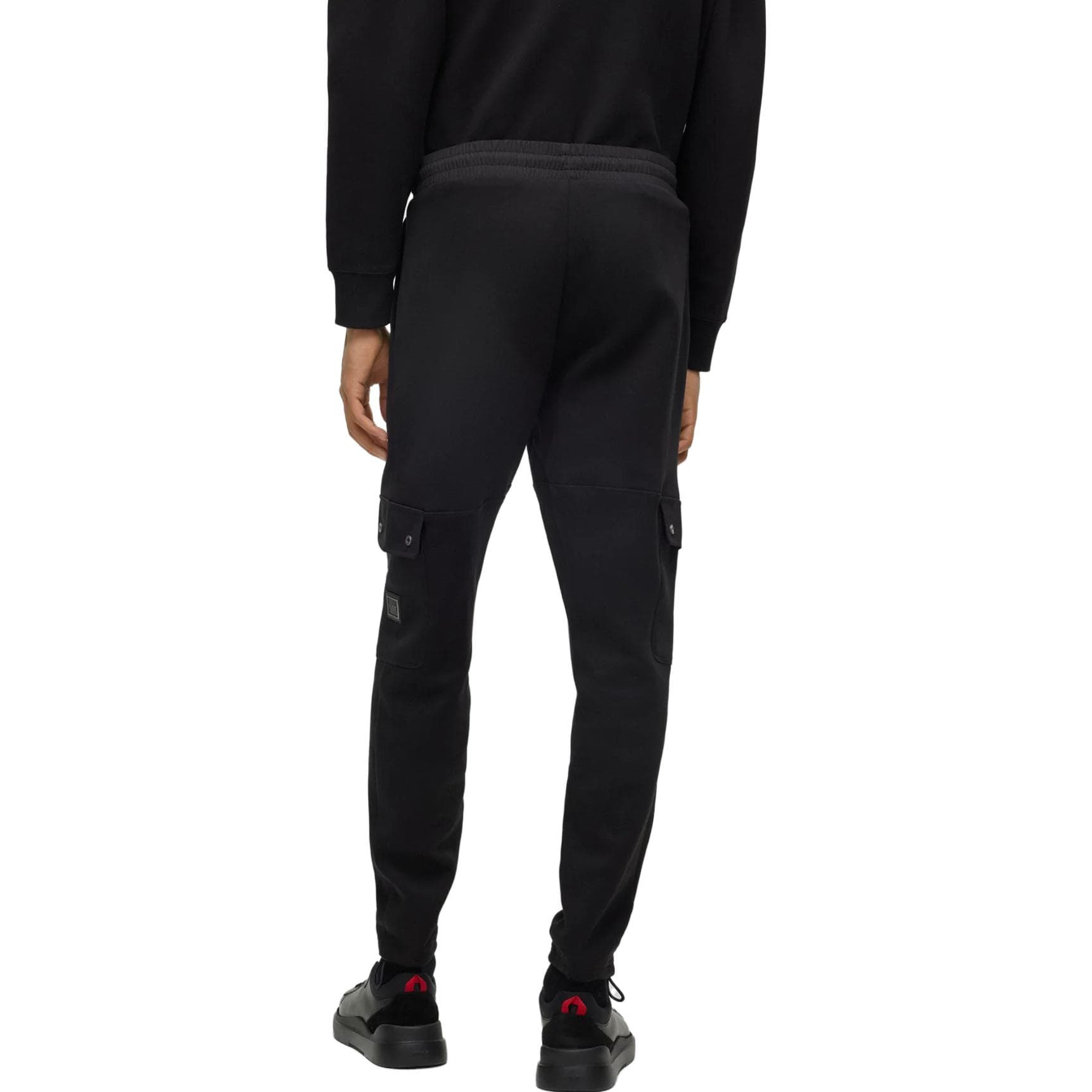 Штаны Hugo Boss Черные Мужские Вязаные Спортивные Штаны - изображение 4