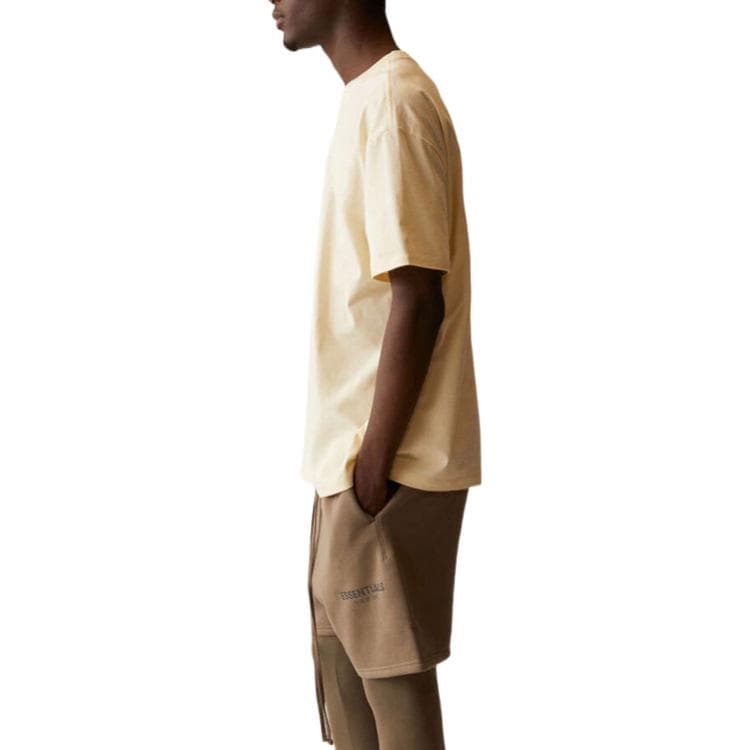 Футболка Fear of God Essentials SS21 Short Sleeve Tee Light Heather Oatmeal - изображение 4