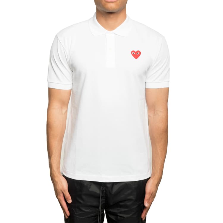 Поло CDG Play Polo White - изображение 2