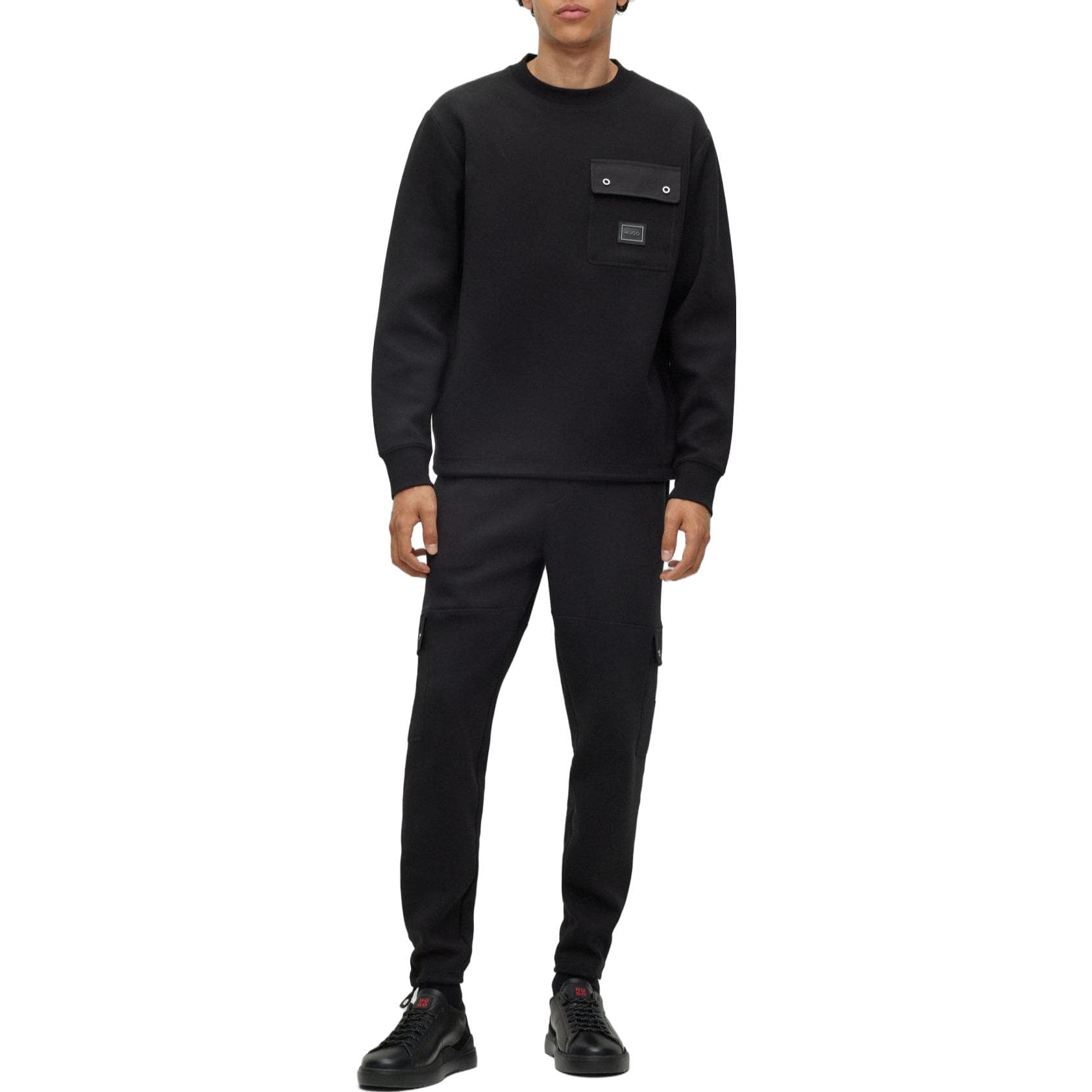 Штаны Hugo Boss Черные Мужские Вязаные Спортивные Штаны - изображение 2
