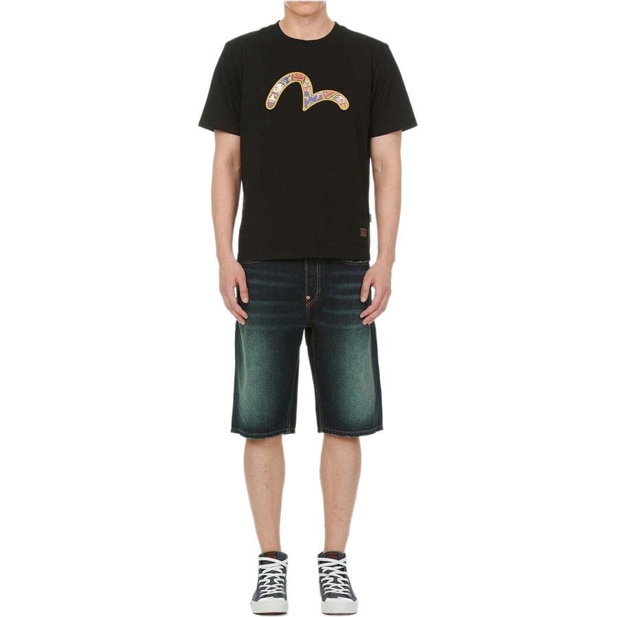 Джинсовые шорты EVISU SS22 - изображение 6