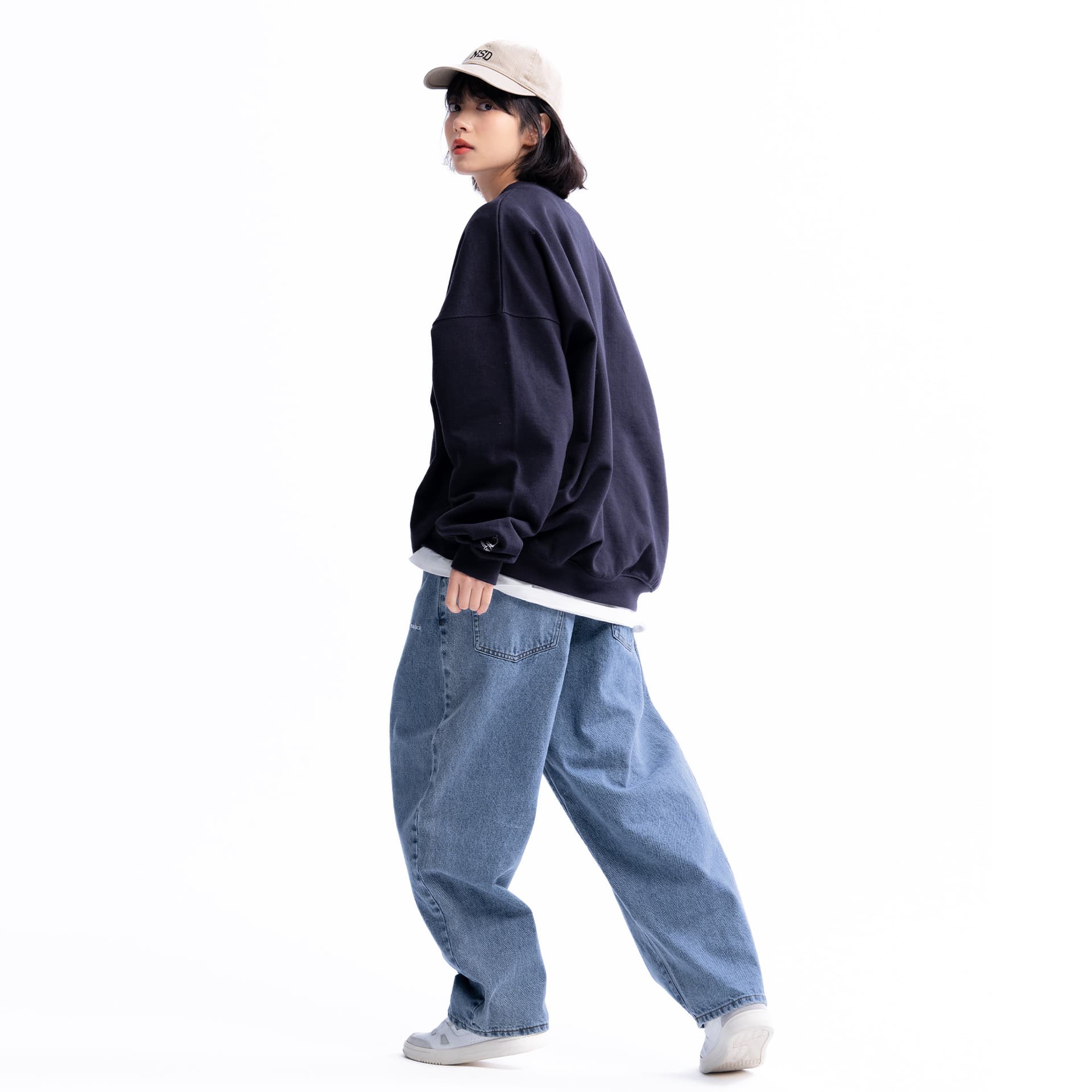 Худи Nautica White Sail Длинный рукав Толстовка с круглым вырезом Унисекс - изображение 3