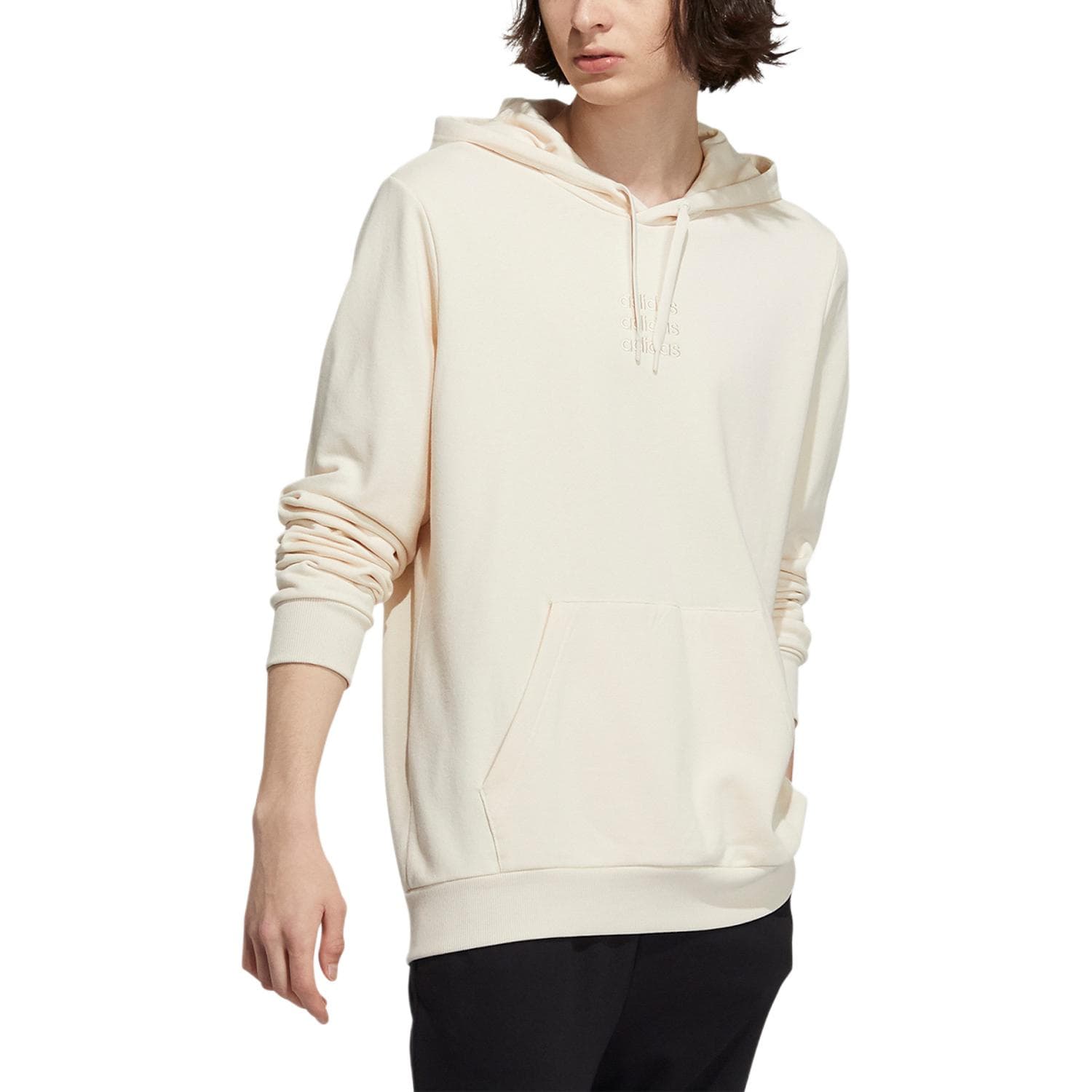 Худи Adidas Neo Толстовка Мужское Белое - изображение 4