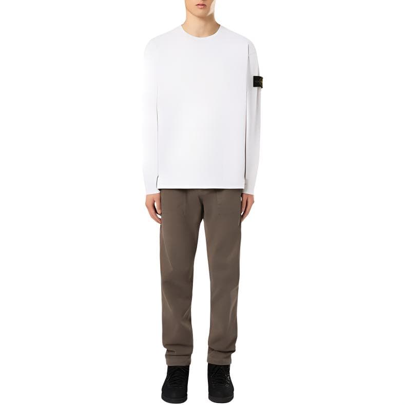 Худи STONE ISLAND Толстовка Мужская Белая - изображение 3