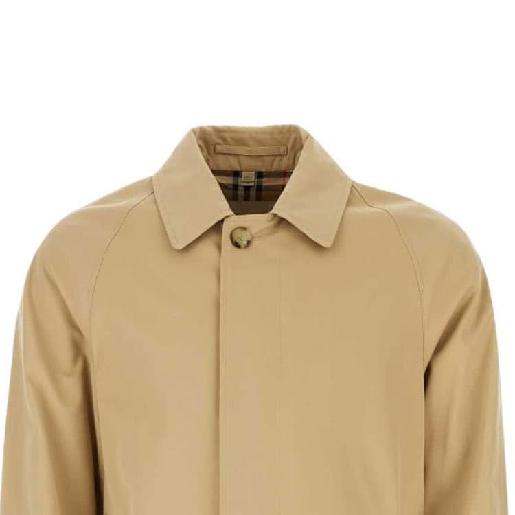 Ветровка Burberry Single-Breasted Trench Coat Beige - изображение 7