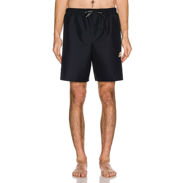 Шорты Versace FW22 Printed Drawstring Shorts Black - изображение 3