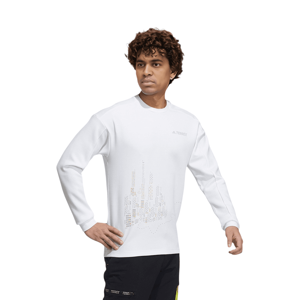 Худи adidas Mtnlt Gfx Sweat - изображение 3