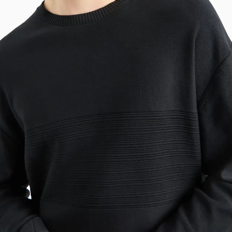 ARMANI EXCHANGEAE FW24 Трикотаж Мужской Черный - изображение 5