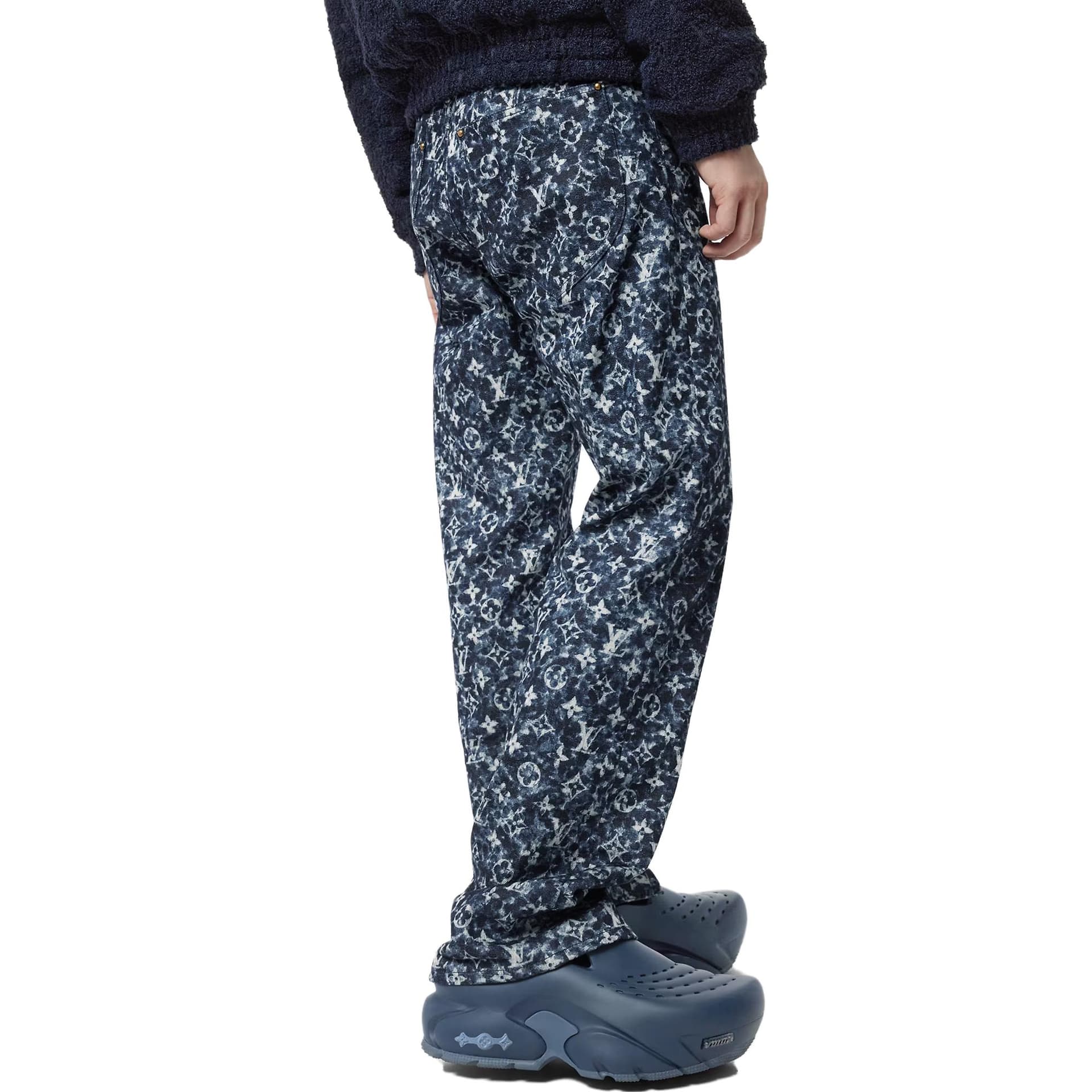 Штаны Louis Vuitton FW23 Denim Jeans Blue - изображение 5
