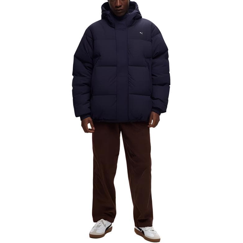 Зимняя куртка PUMA MMQ Down Jacket Navy - изображение 4
