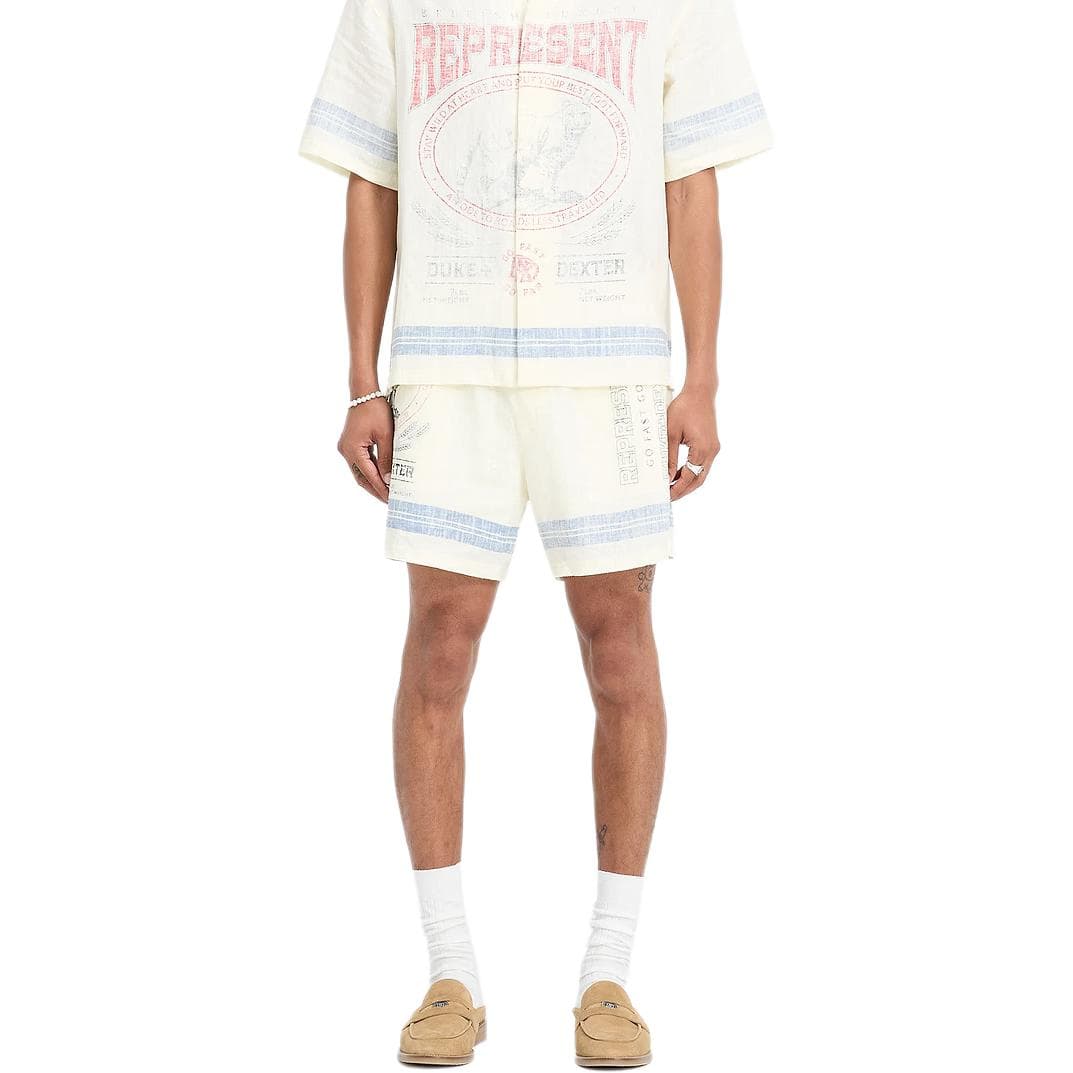 Шорты REPRESENT x DUKE DEXTER FW24 Повседневные шорты Мужские Натуральные - изображение 3