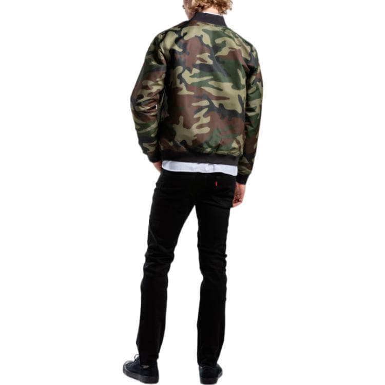 Куртка Levi’s FW22 Camo Zip Jacket Green - изображение 4