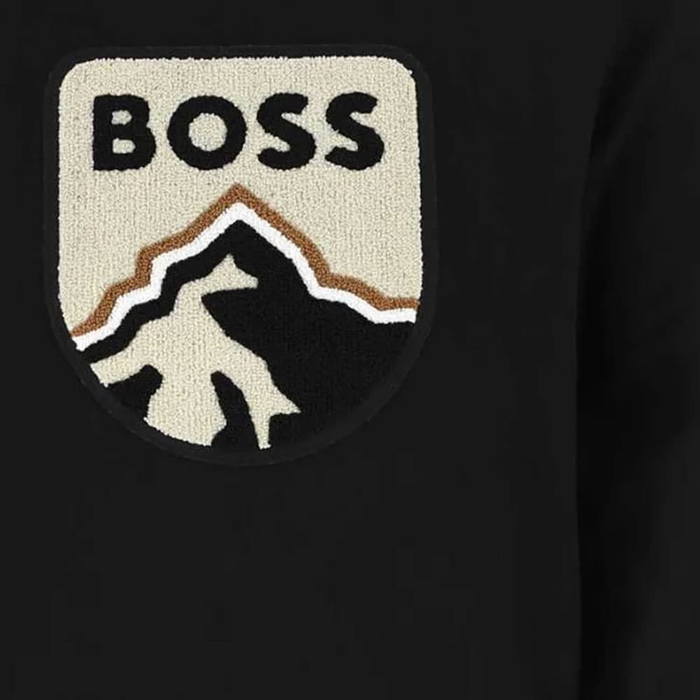 Худи HUGO BOSS SS23 Толстовка Мужской черный - изображение 5