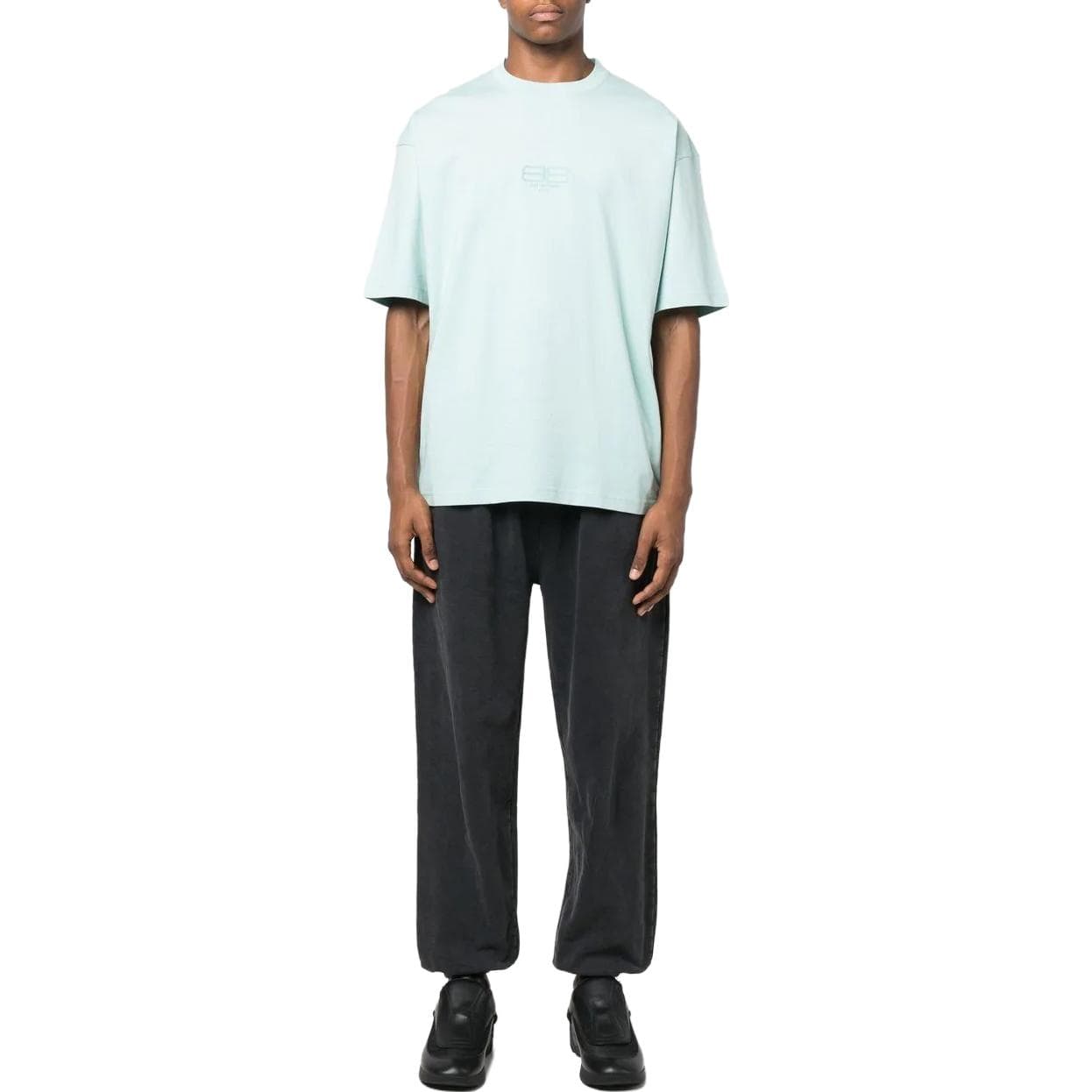 Футболка Balenciaga T-Shirt Унисекс Светло-Синий - изображение 2