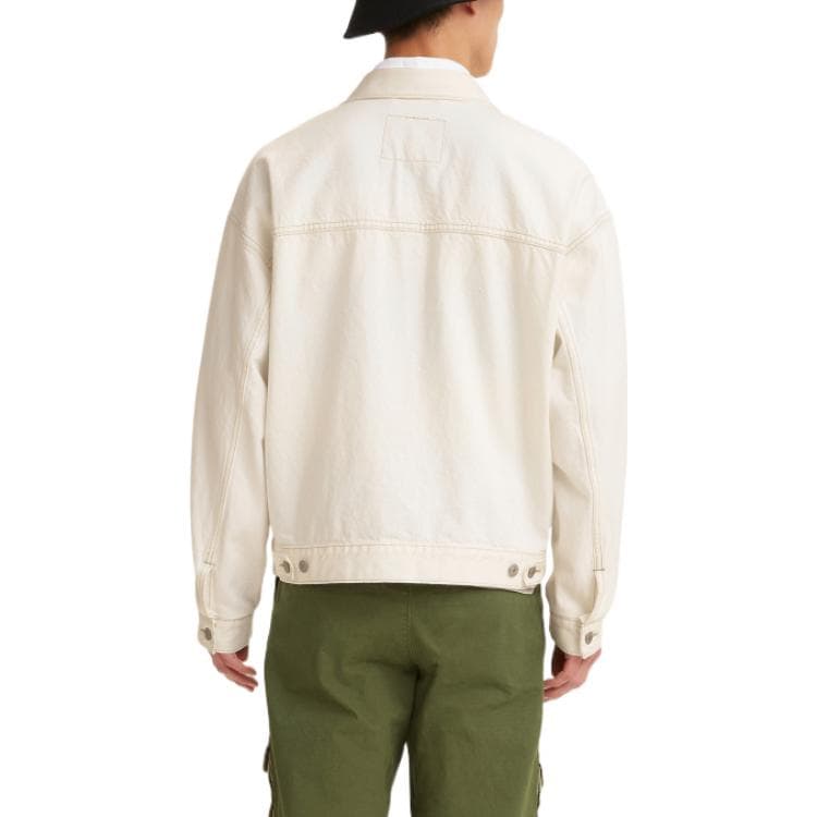 Джинсовая куртка Levi’s Solid Color Denim Jacket White - изображение 4