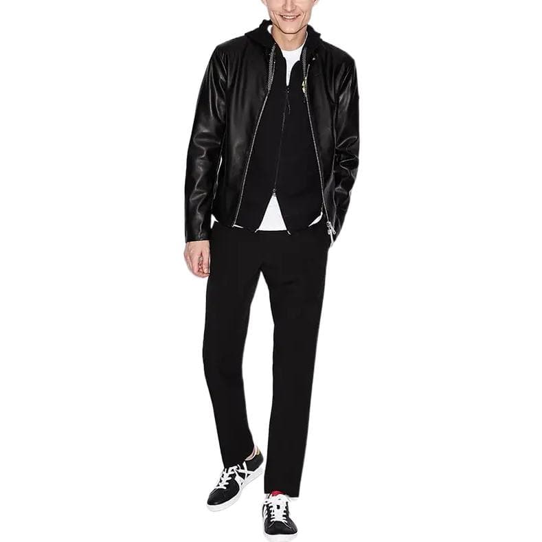 Кожаная куртки Armani Exchange - изображение 4
