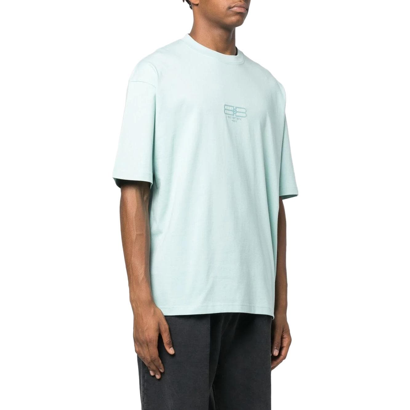 Футболка Balenciaga T-Shirt Унисекс Светло-Синий - изображение 5