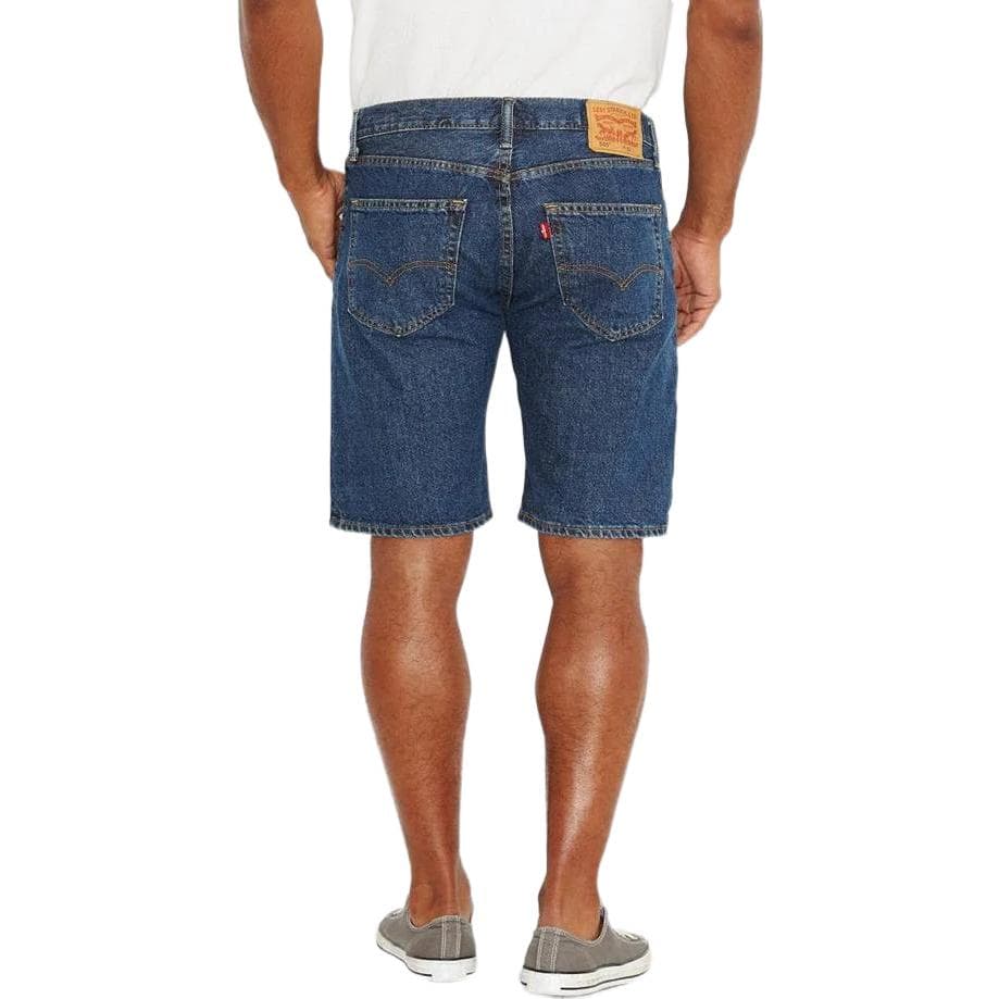 Джинсовые шорты Levis Straight Loose Shorts Blue - изображение 4