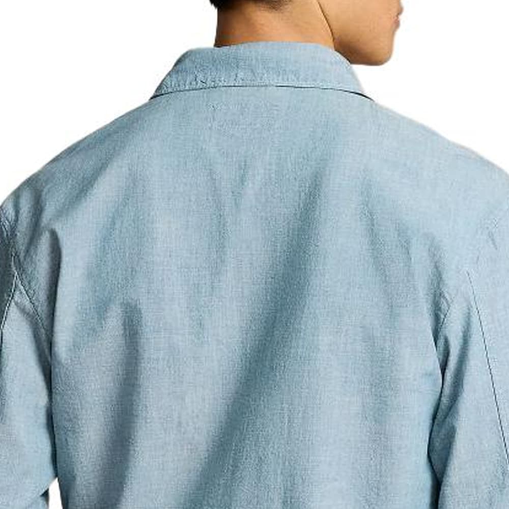 Куртка Polo Ralph Lauren SS24 Logo Embroidered Zip Jacket Indigo - изображение 6