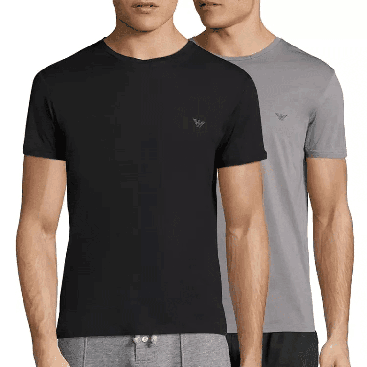 Футболка Emporio Armani Logo Crewneck T-Shirt 2-Pack - изображение 5