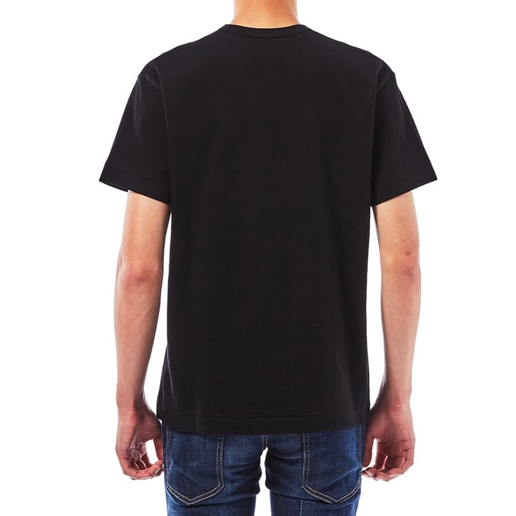 Футболка CDG Play Twin Heart T-Shirt Black - изображение 4