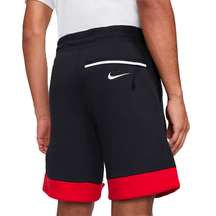 Шорты Nike Air Fleece Shorts White Black - изображение 4