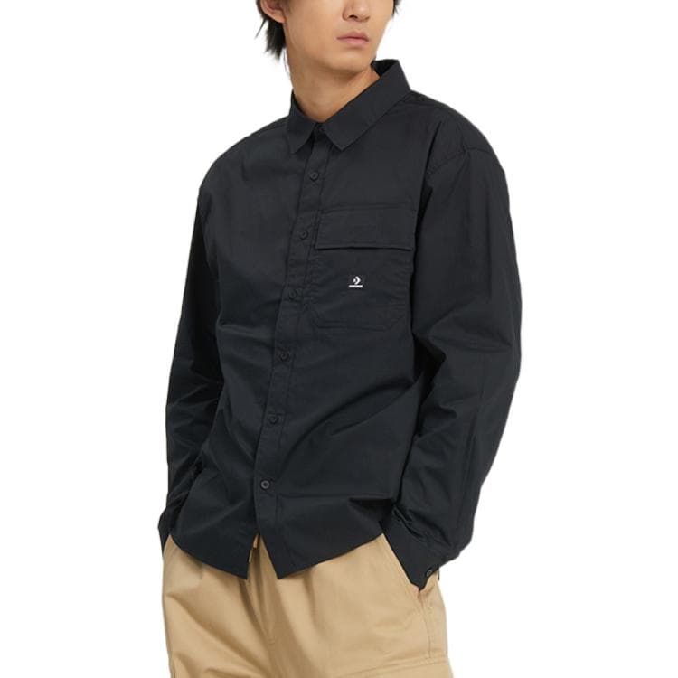 Рубашка Converse FW22 Black Shirt - изображение 4