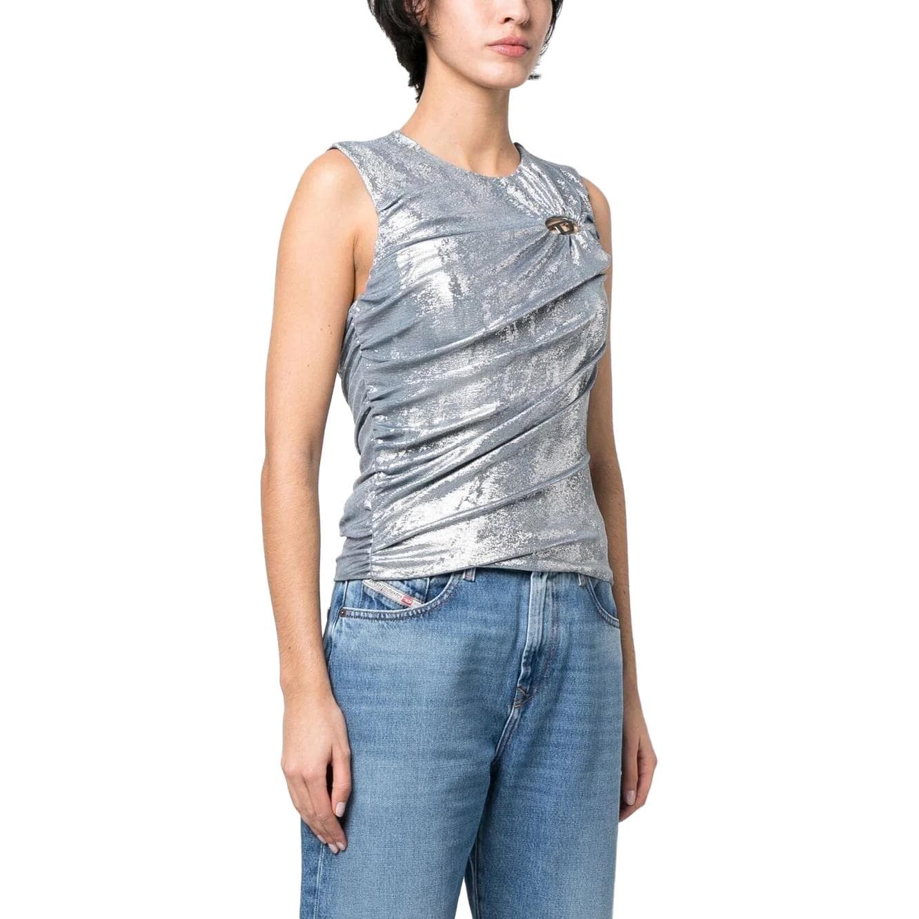 Майка DIESEL SS23 OVAL-DLogo - изображение 4