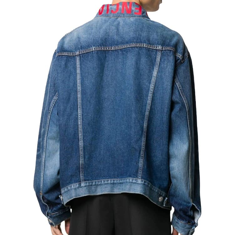 Джинсовая куртка Balenciaga logo - изображение 4