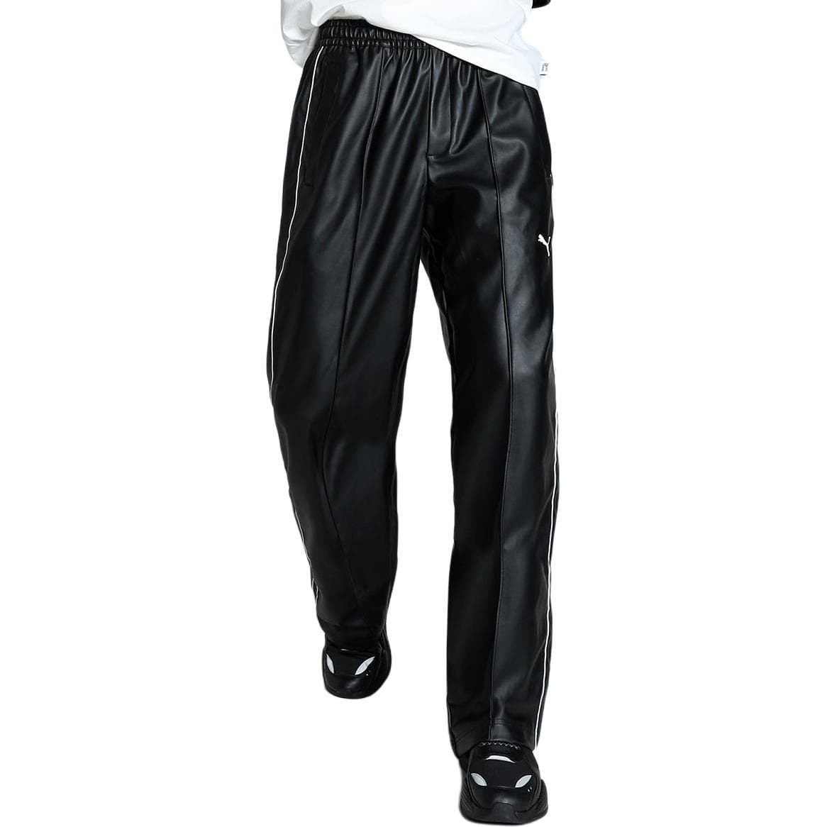 Штаны PUMA T7 OVERSIZED PLEATHER TRACK PANTS - изображение 4