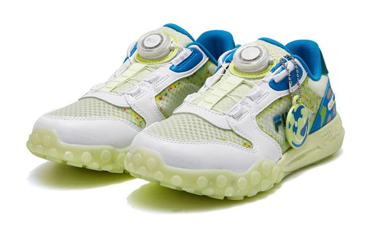 Кроссовки FILA KIDS Комфортные и Дышащие Противоскользящие Анти-КИК Низкие Кроссовки для Беговых Занятий для Подростков Циановые - изображение 3