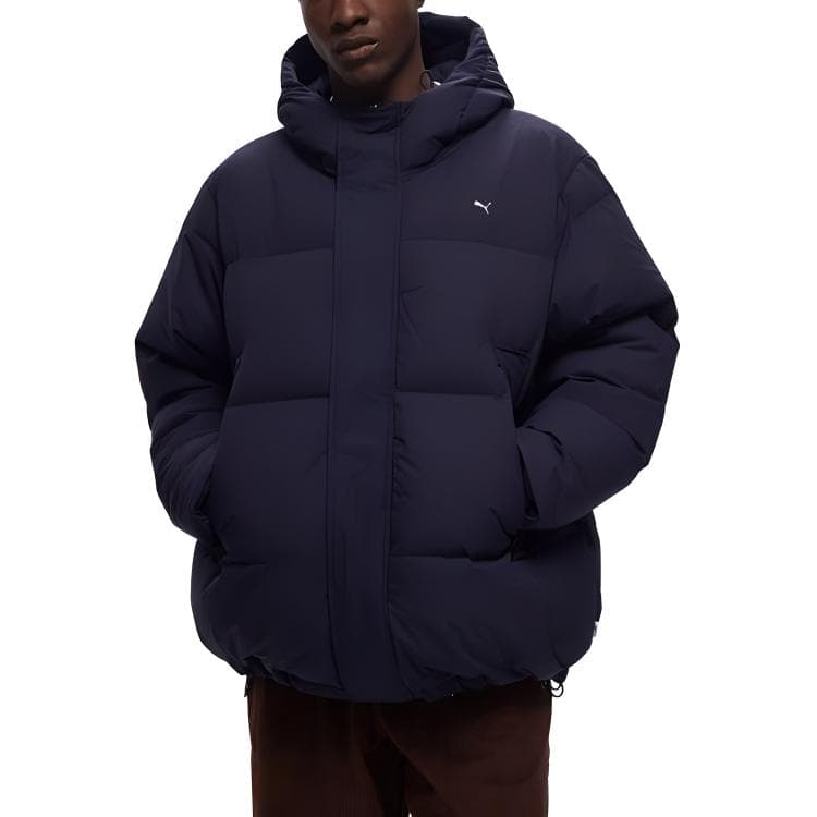 Зимняя куртка PUMA MMQ Down Jacket Navy - изображение 3