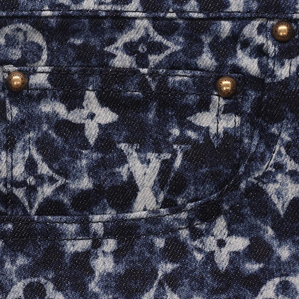 Штаны Louis Vuitton FW23 Denim Jeans Blue - изображение 6