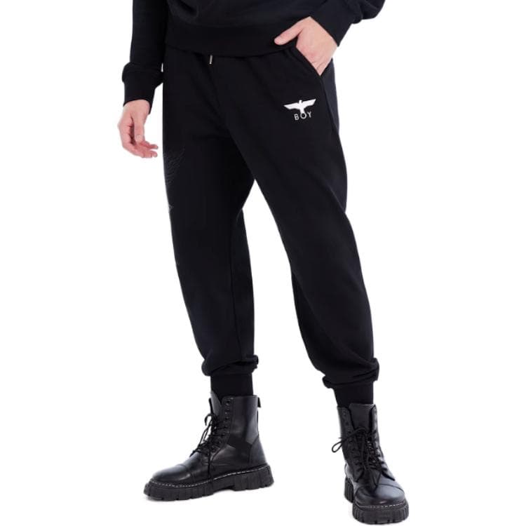 Штаны Boy London Спортивные трикотажные штаны унисекс черные - изображение 3