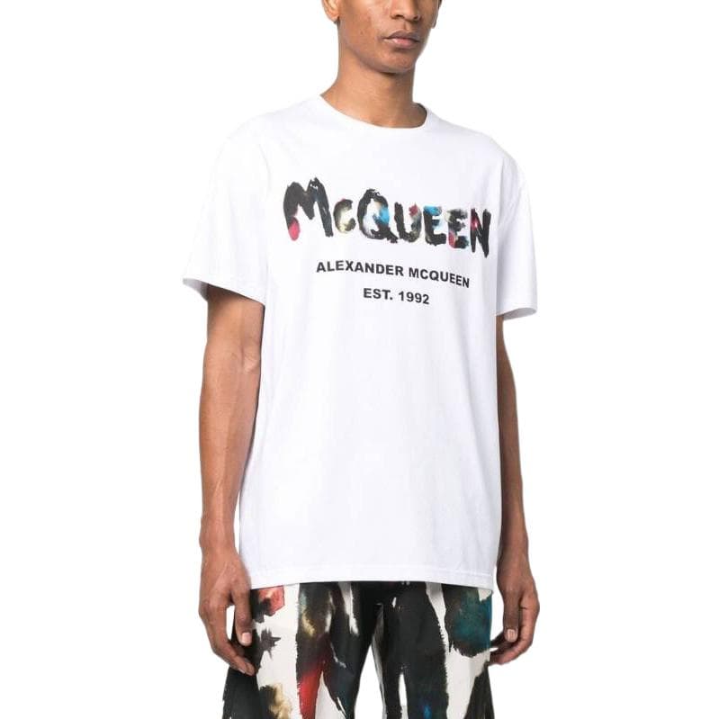 Футболка Alexander McQueen Graffiti SS23 T - изображение 4